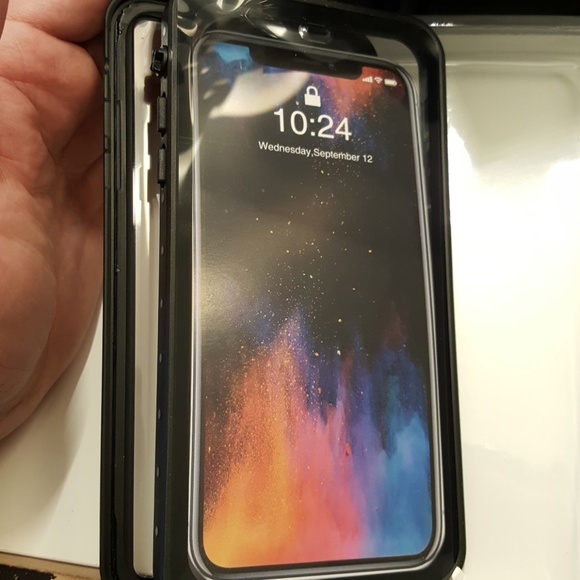 case waterproof for iphone xs max 6.5" black new - Picture 5 of 8